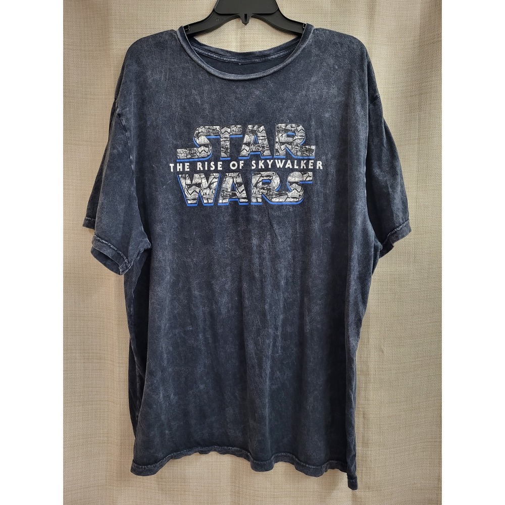 Disney Parks Star Wars The Rise of Skywalker Acid Wash Graphic T-Shirt Mens 2XL
